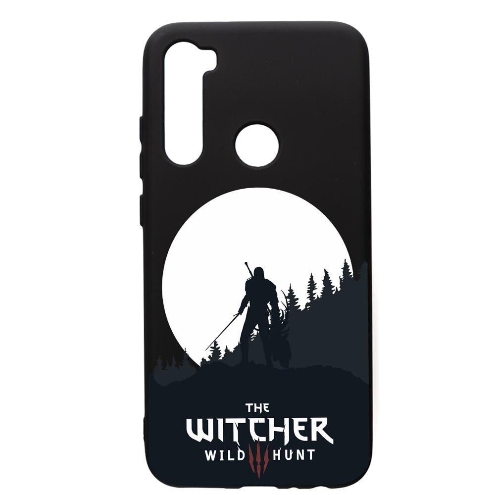Husa de protectie Xiaomi Redmi Note 8, The Witcher, silicon, cu interiorul din material textil, protectie camera, PB427