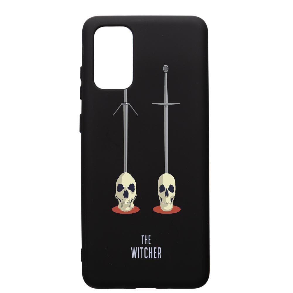 Husa de protectie Samsung Galaxy A41, The Witcher, silicon, cu interiorul din material textil, protectie camera, PB430