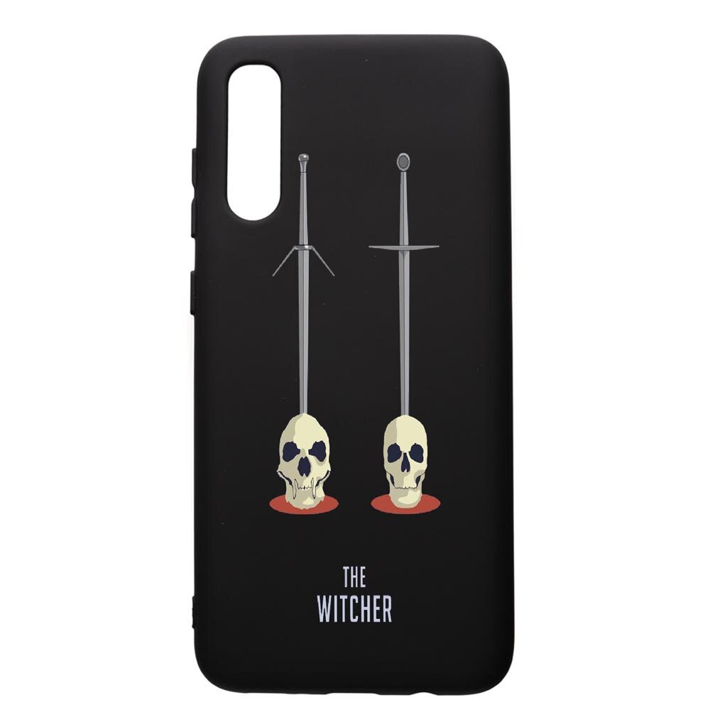 Husa de protectie Samsung Galaxy A50, The Witcher, silicon, cu interiorul din material textil, protectie camera, PB430