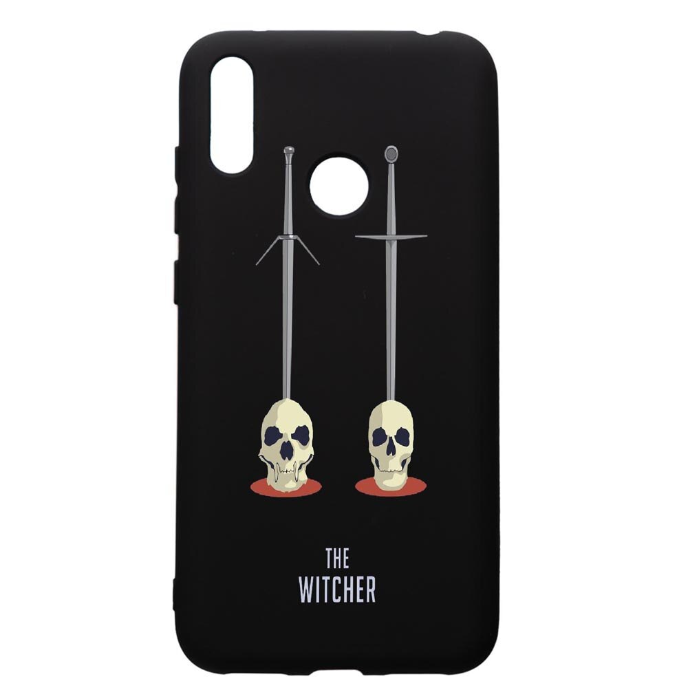 Husa de protectie Huawei Y7 2019, The Witcher, silicon, cu interiorul din material textil, protectie camera, PB430