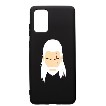 Husa de protectie Samsung Galaxy S20 Plus, The Witcher, silicon, cu interiorul din material textil, protectie camera, PB435 Husa de protectie Samsung Galaxy S20 Plus, The Witcher, silicon, cu interiorul din material textil, protectie camera, PB435