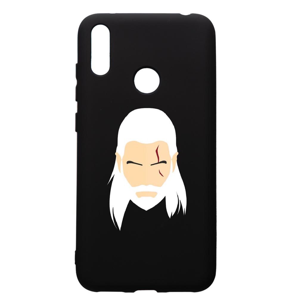 Husa de protectie Huawei Y7 2019, The Witcher, silicon, cu interiorul din material textil, protectie camera, PB435