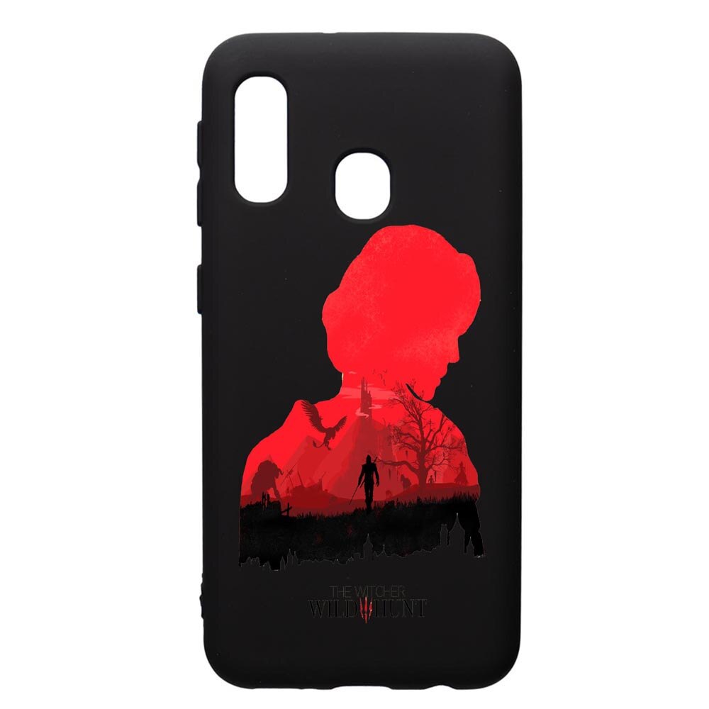 Husa de protectie Samsung Galaxy A20E, The Witcher, silicon, cu interiorul din material textil, protectie camera, PB428