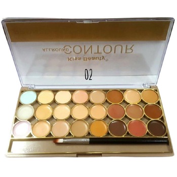 Paleta Contur Kiss Beauty Bronze Highlight Cream Palette, 2 Paleta Contur Kiss Beauty Bronze Highlight Cream Palette, 2