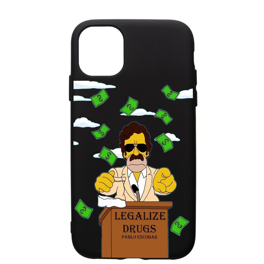Husa de protectie Apple iPhone 11 Pro, Narcos Pablo Escobar, silicon, cu interiorul din material textil, protectie camera, PB437