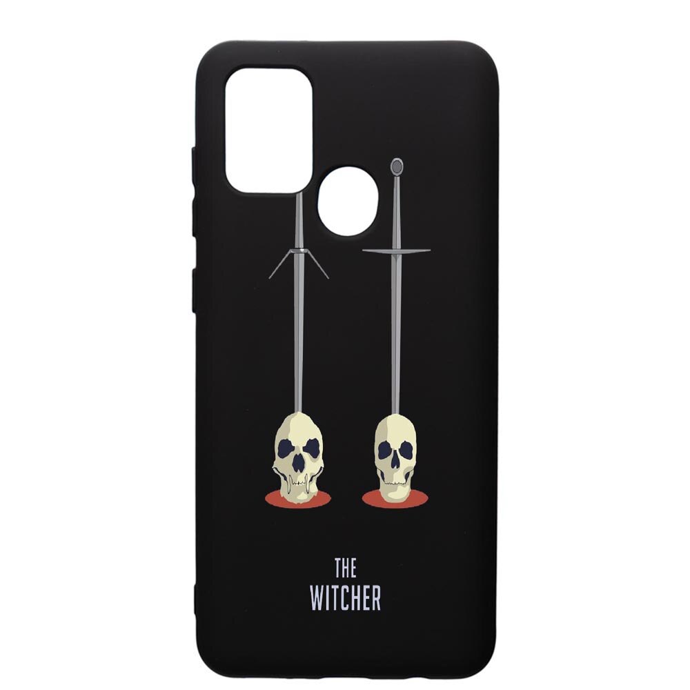 Husa de protectie Samsung Galaxy A21, The Witcher, silicon, cu interiorul din material textil, protectie camera, PB430