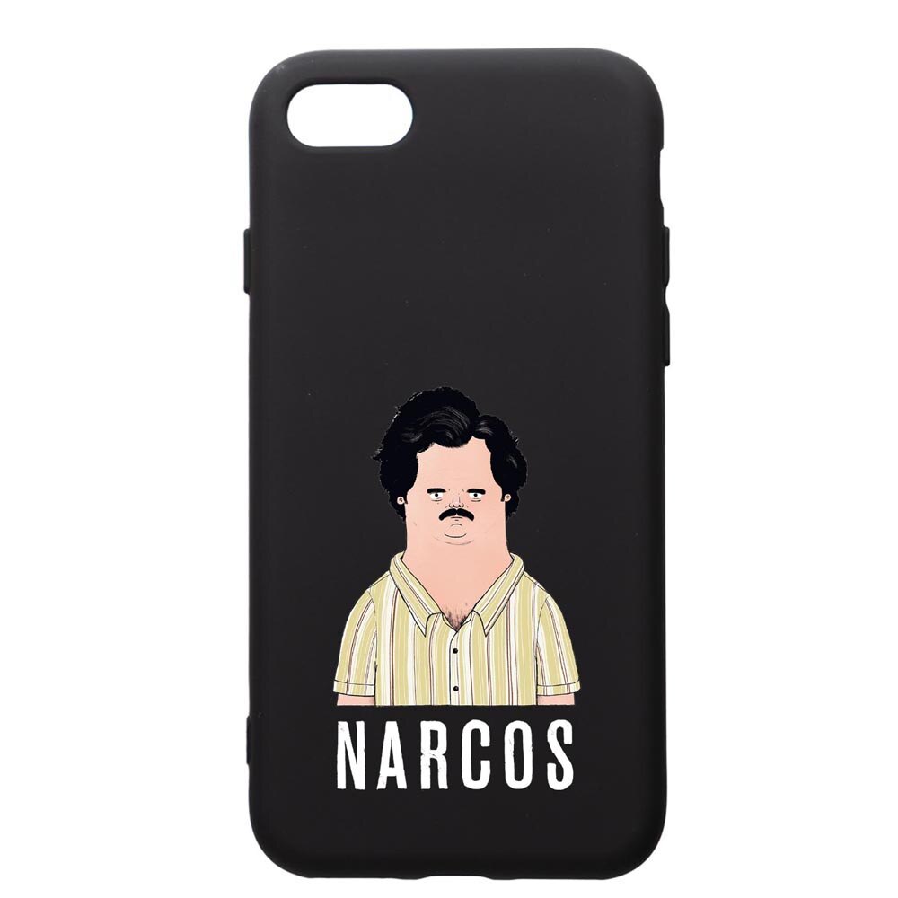 Husa de protectie Apple iPhone SE 2 / iPhone 8 / iPhone 7, Narcos Pablo Escobar, silicon, cu interiorul din material textil, protectie camera, PB436