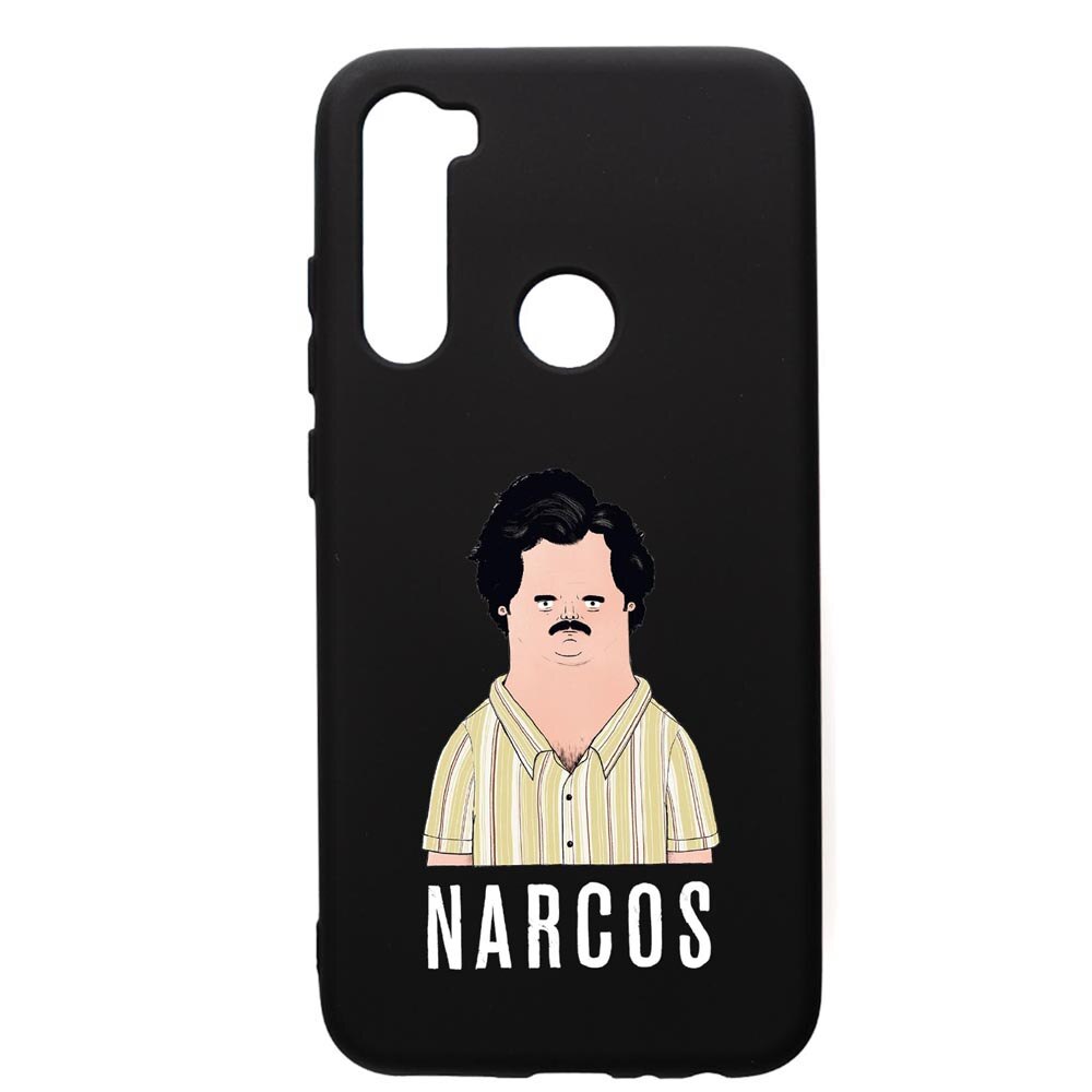 Husa de protectie Xiaomi Redmi Note 8, Narcos Pablo Escobar, silicon, cu interiorul din material textil, protectie camera, PB436