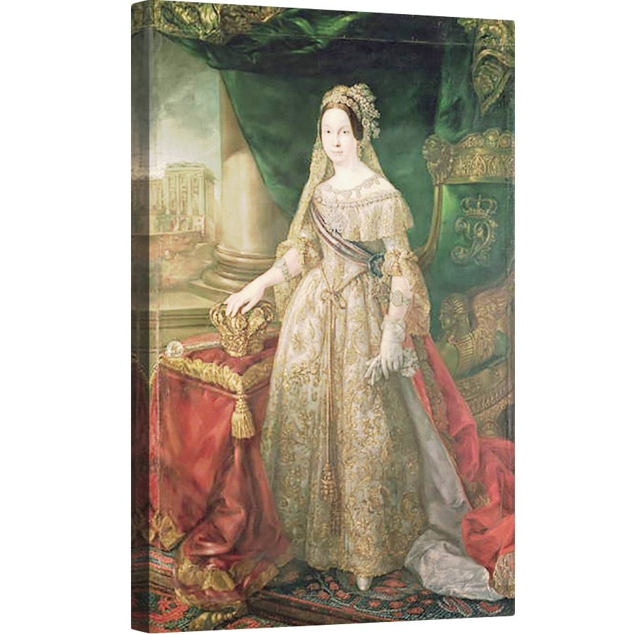 Tablou canvas - Vicente Lopez y Portana - Regina Isabella II 1830-1904 1843, 80 x 120cm