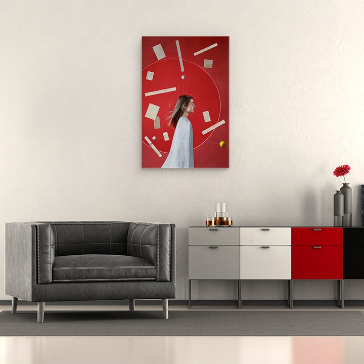 Tablou canvas - Filipp Rabachev - Marte, Proiectul FM1891InLine, 2017, 60 x 90 cm