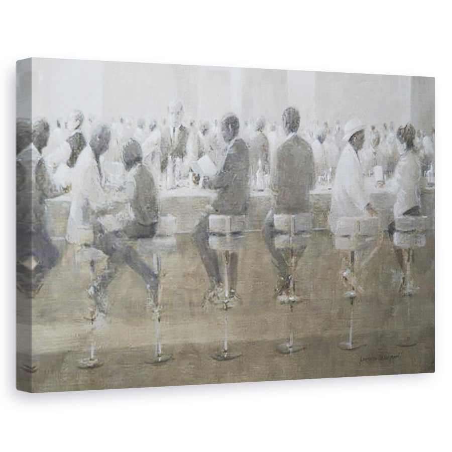Tablou canvas - Lincoln Seligman - Masa de pranz la Masterpiece, 80 x 120cm