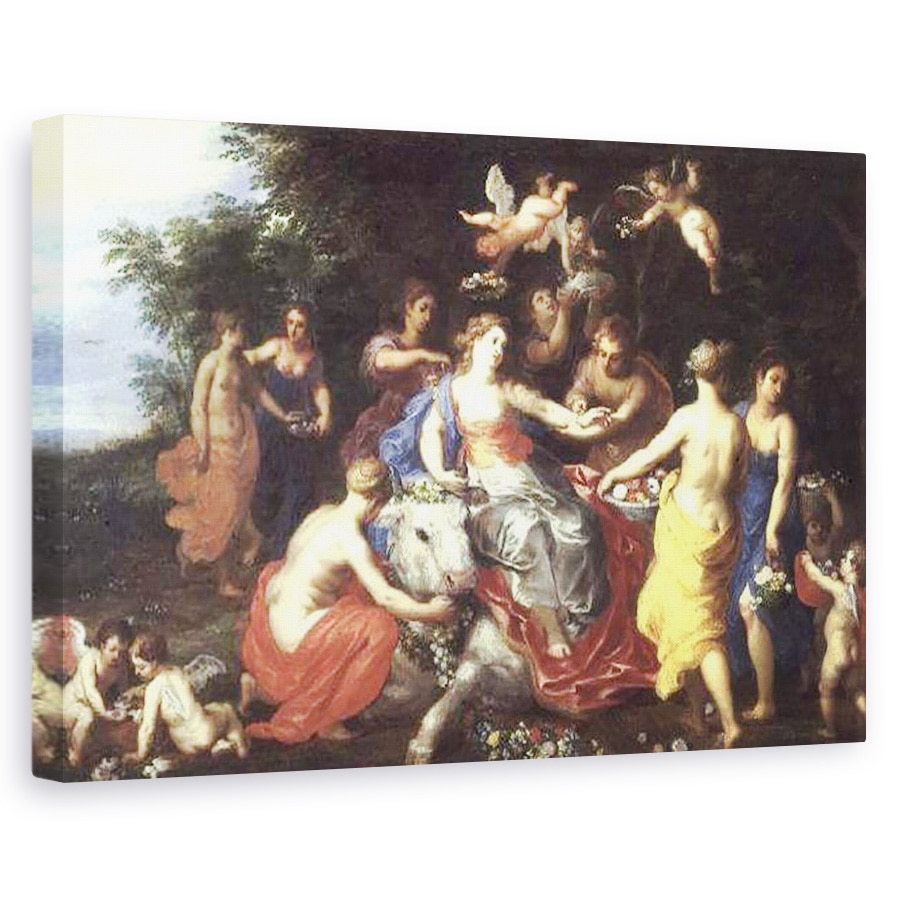Tablou canvas - Jan Brueghel - Europa si taurul, 80 x 120cm