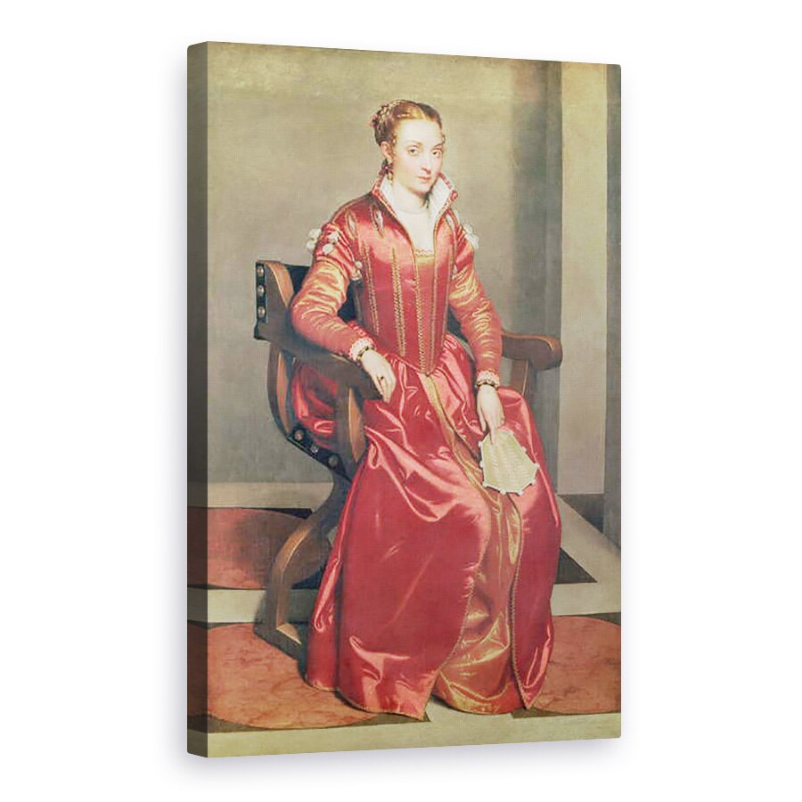 Tablou canvas - Giovanni Battista Moroni - Portret De O Doamna, 80 x 120cm