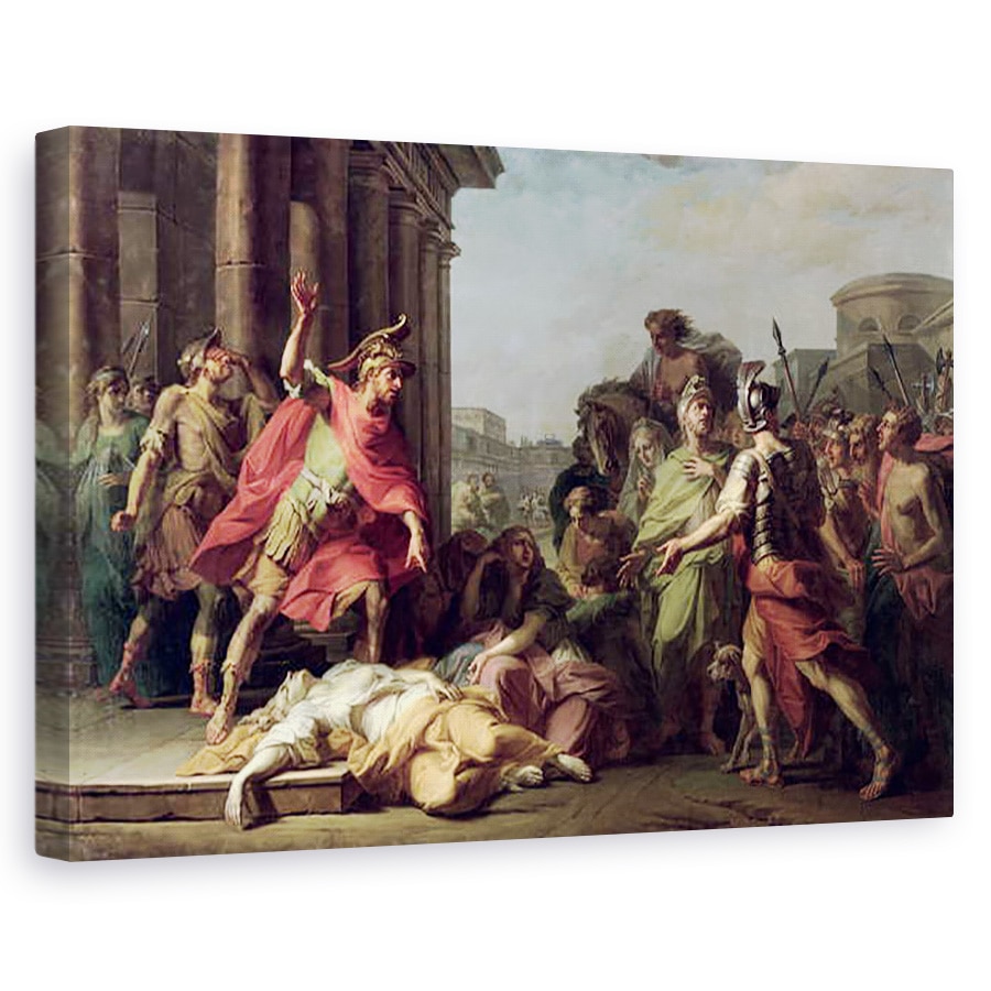 Tablou canvas - Jerome Preudhomme - Moartea Lucretiei, 60 x 90 cm