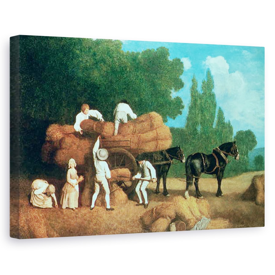 Tablou canvas - George Stubbs - Caruta Recoltei, 80 x 120cm