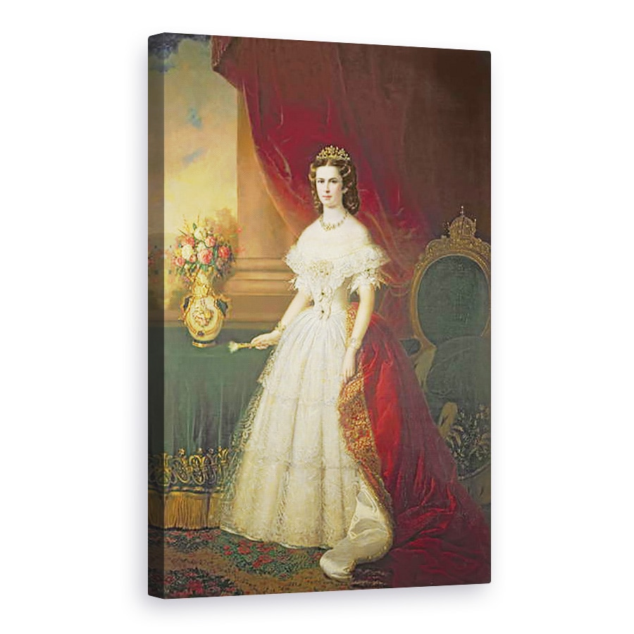 Tablou canvas - Franz Russ - imparateasa Elisabeta a Bavariei 1837-98, 60 x 90 cm