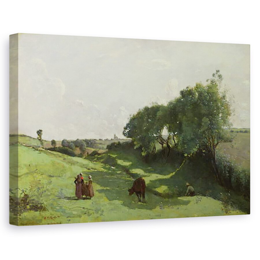 Tablou canvas - Jean Baptiste Camille Corot - Mica Valea, 60 x 90 cm