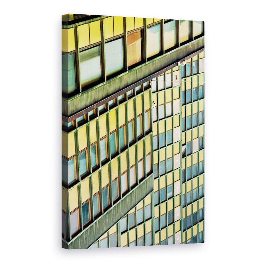 Tablou canvas - Ant Smith - Ferestre verzi, 2020, 60 x 90 cm