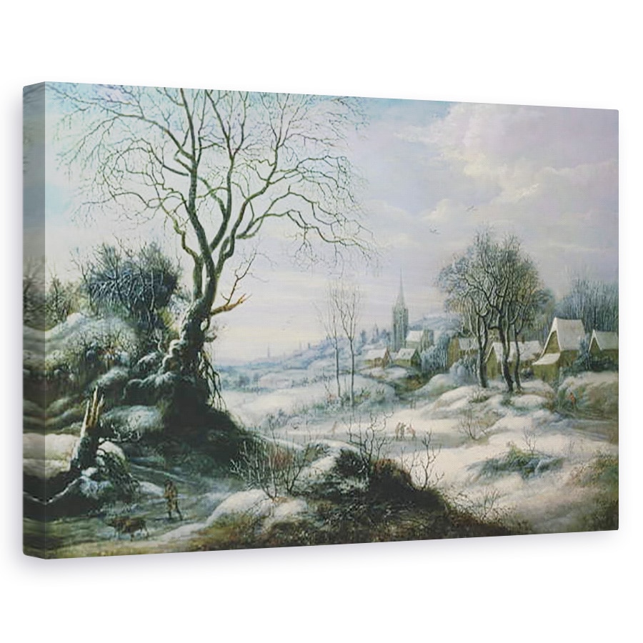 Tablou canvas - Daniel van Heil - Peisaj iarna, 80 x 120cm