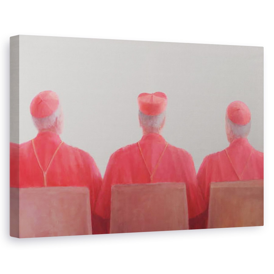 Tablou canvas - Lincoln Seligman - Trei Cardinali II, 80 x 120cm