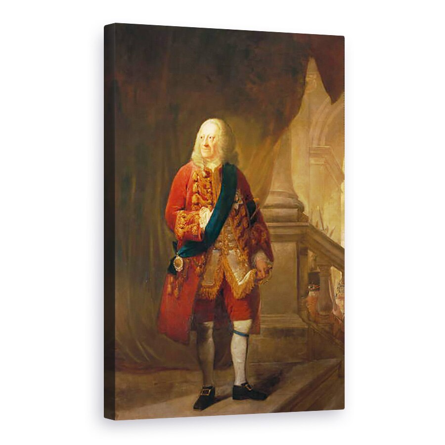 Tablou canvas - Robert Edge Pine - Regele George al II-lea, 40 x 60 cm