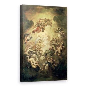 Tablou canvas - Luca Giordano - Hristos in slava, 80 x 120cm Tablou canvas - Luca Giordano - Hristos in slava, 80 x 120cm