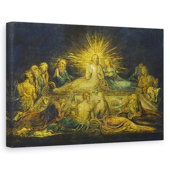 Tablou canvas - William Blake - Cina cea de Taina, 40 x 60 cm Tablou canvas - William Blake - Cina cea de Taina, 40 x 60 cm