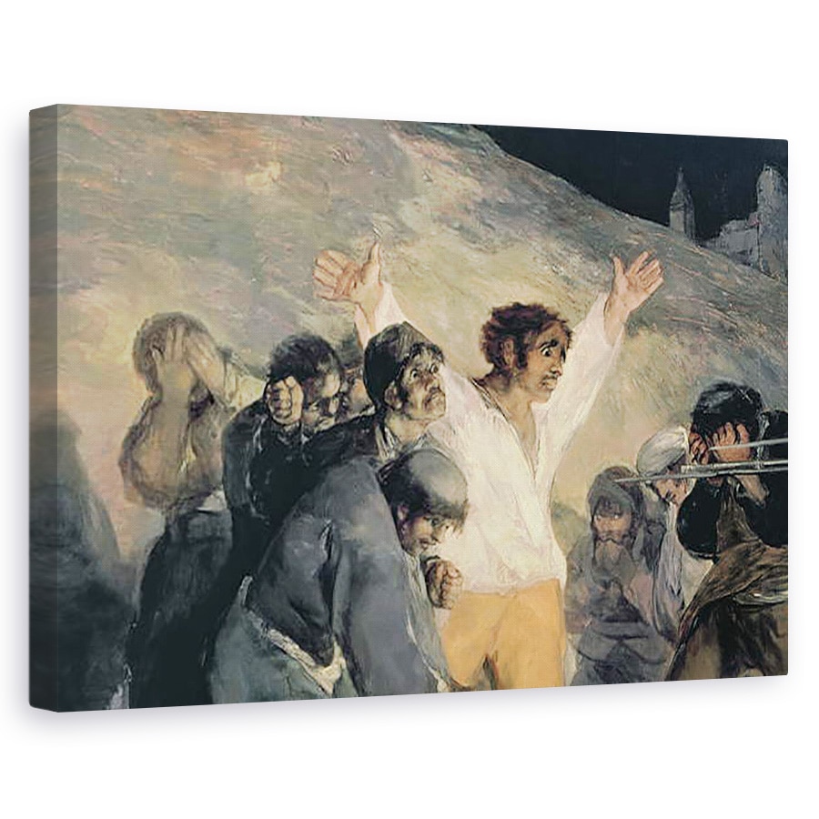 Tablou canvas - Francisco Jose de Goya y Lucientes - Executarea aparatorilor din Madrid, 3 mai 1808, 40 x 60 cm