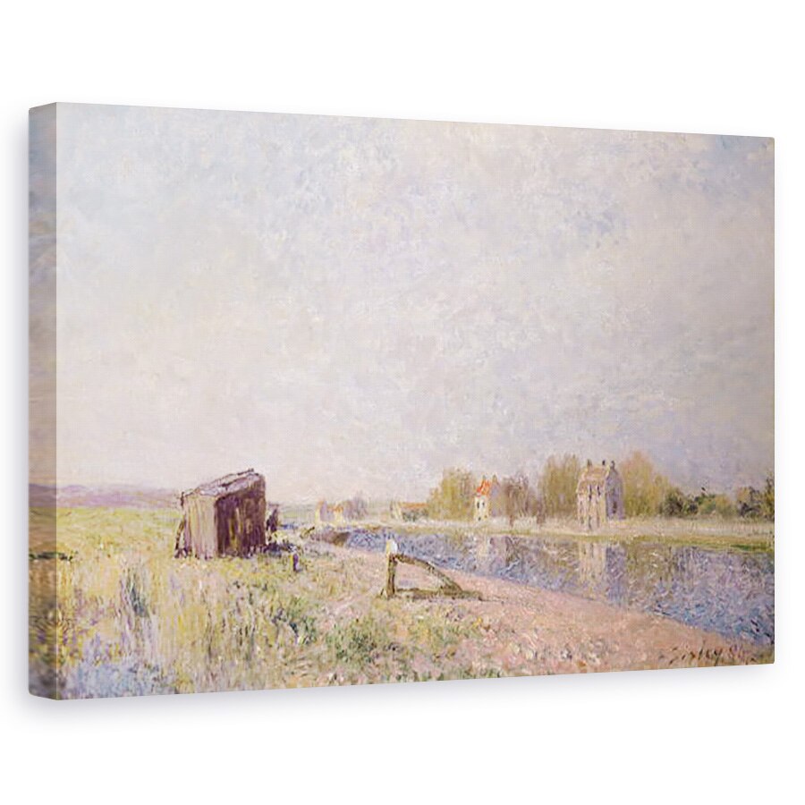 Tablou canvas - Alfred Sisley - Loing la Saint-Mammes, 80 x 120cm