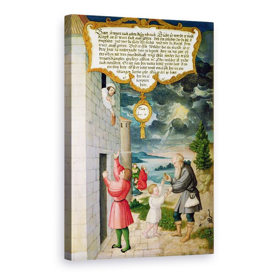 Tablou canvas - Matthias Gerung - Ilustratii ale invataturilor lui Hristos, 60 x 90 cm