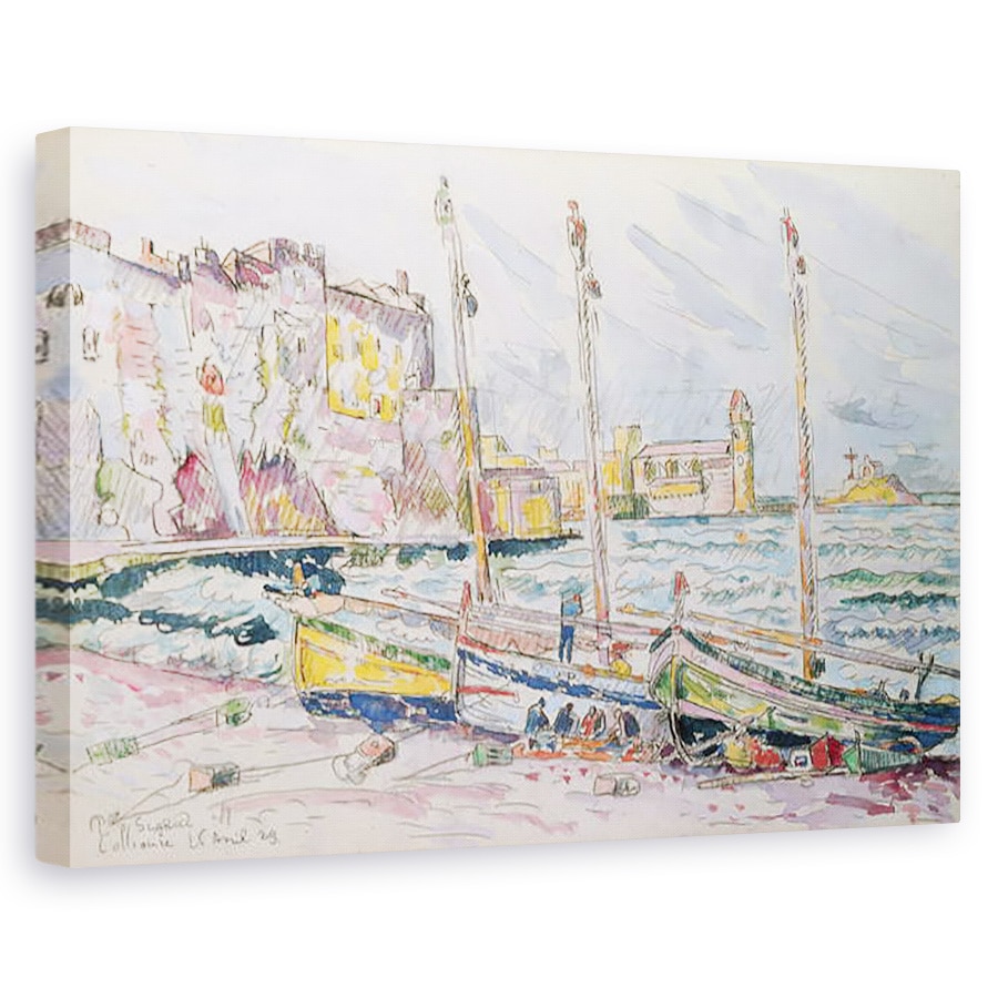 Tablou canvas - Paul Signac - Collioure, 60 x 90 cm