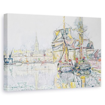 Tablou canvas - Paul Signac - Coasta de Smarald, St Malo, 80 x 120cm Tablou canvas - Paul Signac - Coasta de Smarald, St Malo, 80 x 120cm