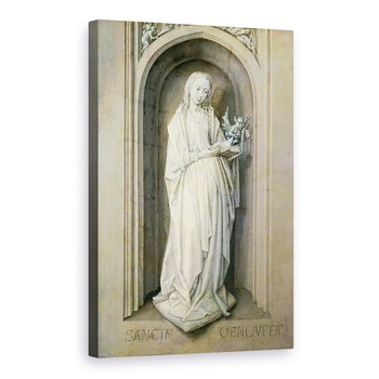 Tablou canvas - Hugo van der Goes - Sfanta Genevieve d.c.500, 40 x 60 cm Tablou canvas - Hugo van der Goes - Sfanta Genevieve d.c.500, 40 x 60 cm