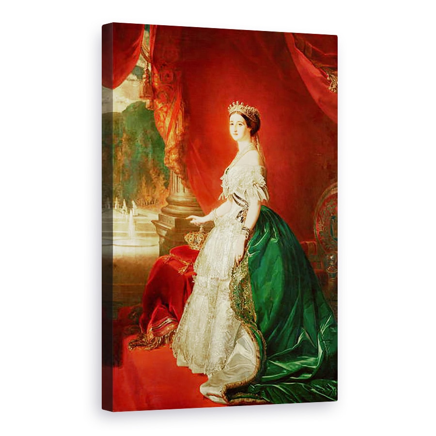 Tablou canvas - Franz Xaver Winterhalter - imparateasa Eugenie a Frantei 1826-1920 sotia lui Napoleon Bonaparte al III-lea 1808-73, 60 x 90 cm