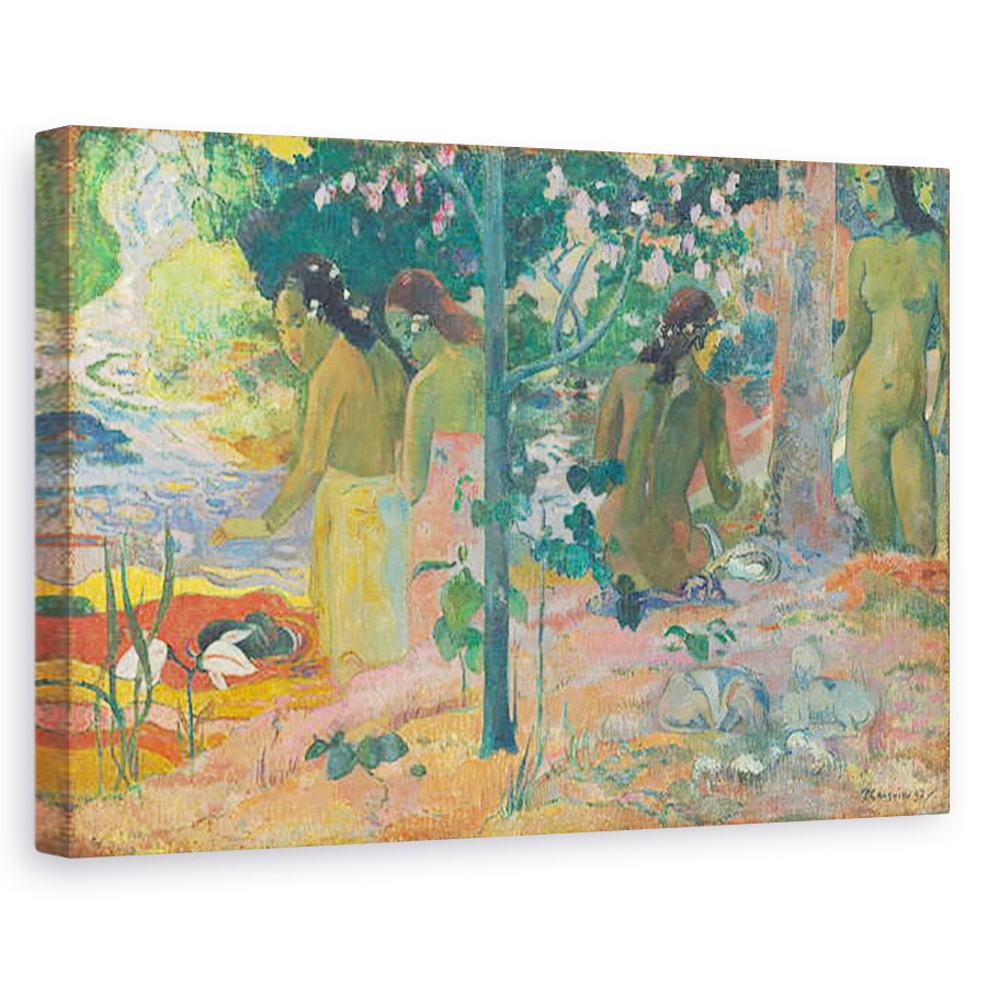 Tablou canvas - Paul Gauguin - Saldatorii, 80 x 120cm