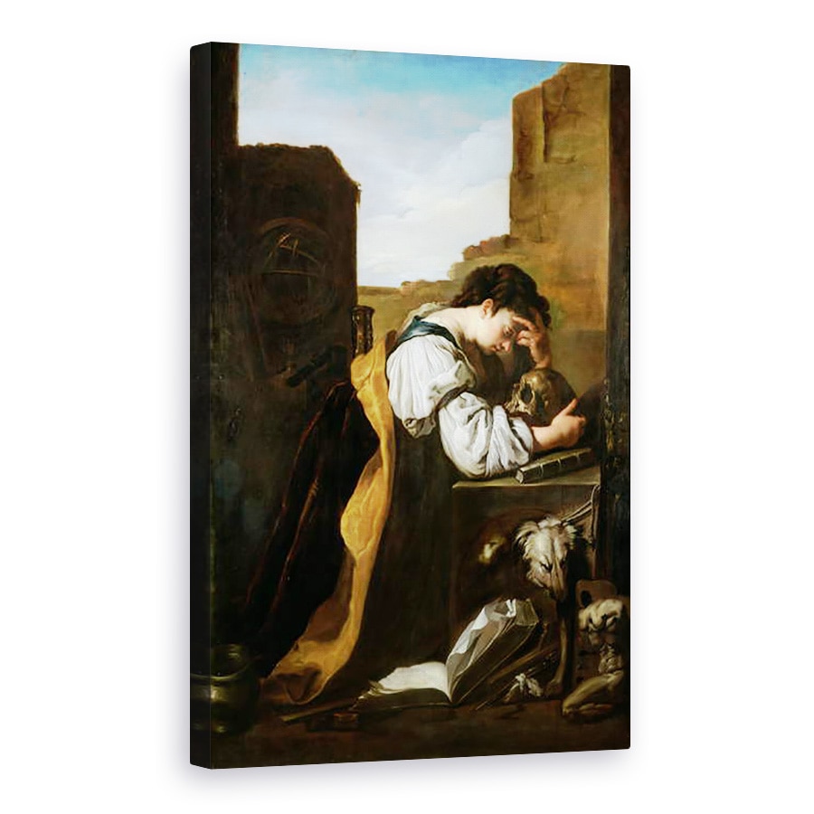 Tablou canvas - Domenico Fetti - Melancolie, 60 x 90 cm