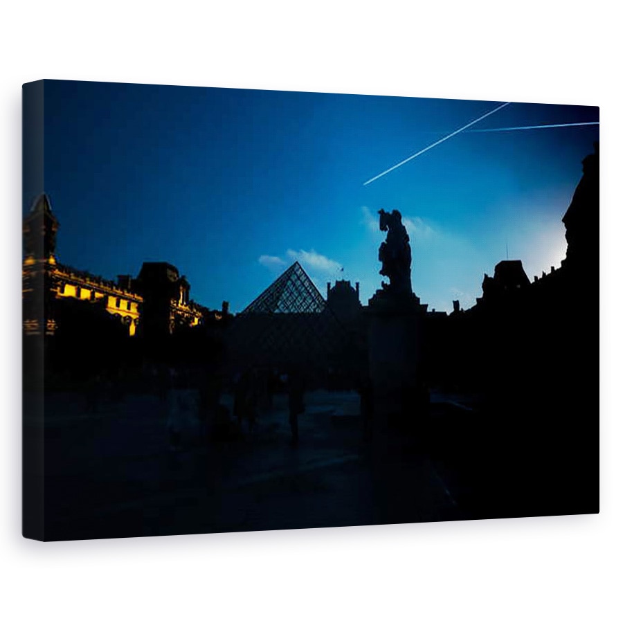 Tablou canvas - Guilherme Pontes - Umbrele Luvru, 80 x 120cm