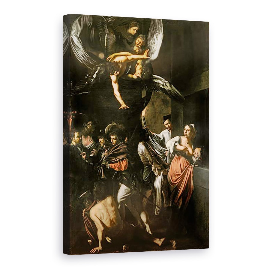 Tablou canvas - Michelangelo Merisi da Caravaggio - Cele sapte lucrari ale milei, 60 x 90 cm