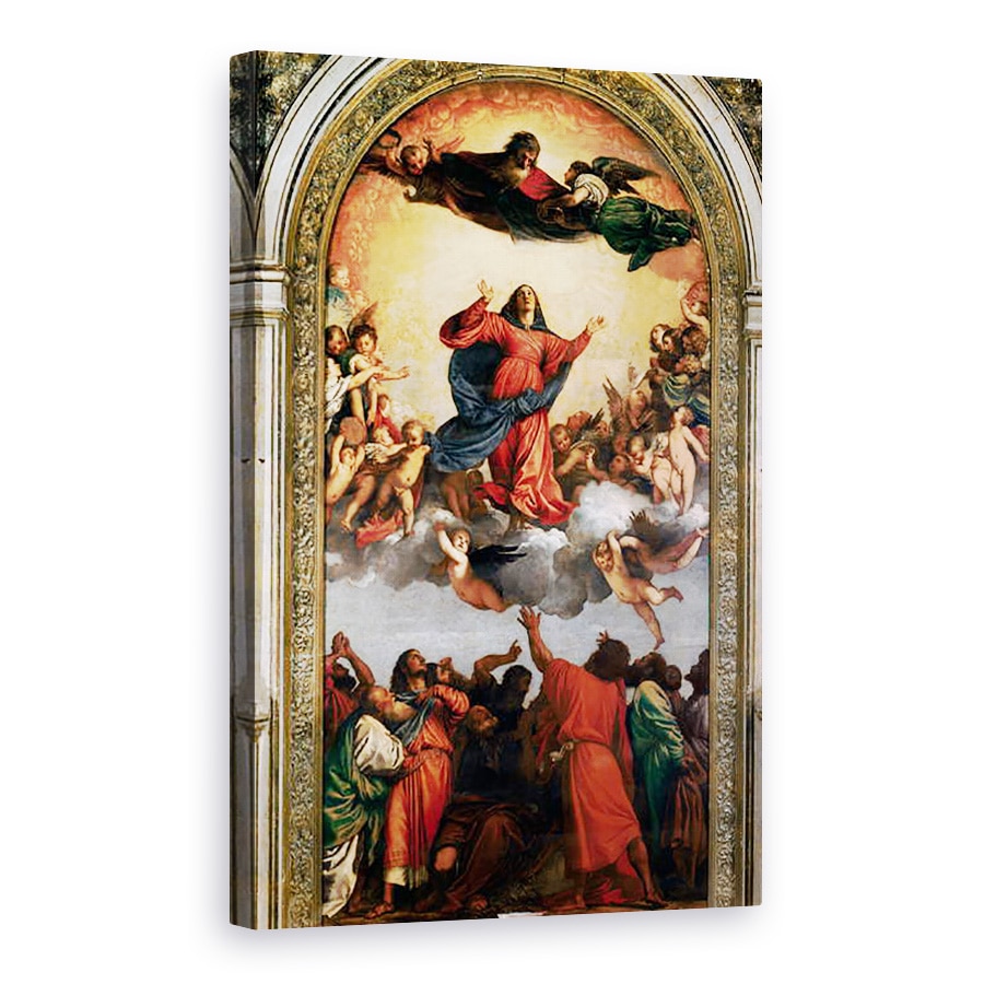 Tablou canvas - Titian - Adormirea Maicii Domnului, 80 x 120cm