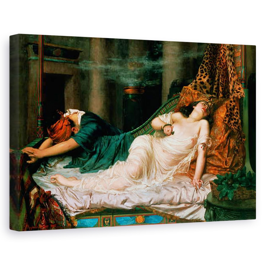 Tablou canvas - Reginald Arthur - Moartea lui Cleopatra, 80 x 120cm