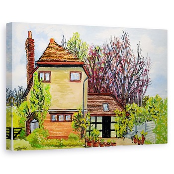 Tablou canvas - Joan Thewsey - Cabana Rose, Cookham, Ferma Lordului Astor Cliveden, 80 x 120cm Tablou canvas - Joan Thewsey - Cabana Rose, Cookham, Ferma Lordului Astor Cliveden, 80 x 120cm