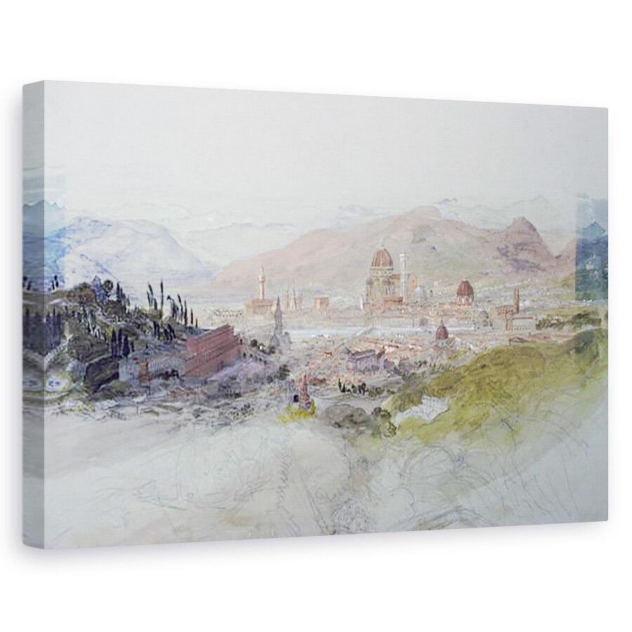 Tablou canvas - Samuel Palmer - Vedere spre Florenta, 40 x 60 cm