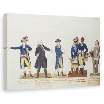 Tablou canvas - P. A. Lesueur - Deputati ai Conventiei Nationale, 60 x 90 cm Tablou canvas - P. A. Lesueur - Deputati ai Conventiei Nationale, 60 x 90 cm