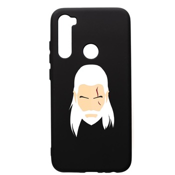 Husa de protectie Xiaomi Redmi Note 8, The Witcher, silicon, cu interiorul din material textil, protectie camera, PB435 Husa de protectie Xiaomi Redmi Note 8, The Witcher, silicon, cu interiorul din material textil, protectie camera, PB435