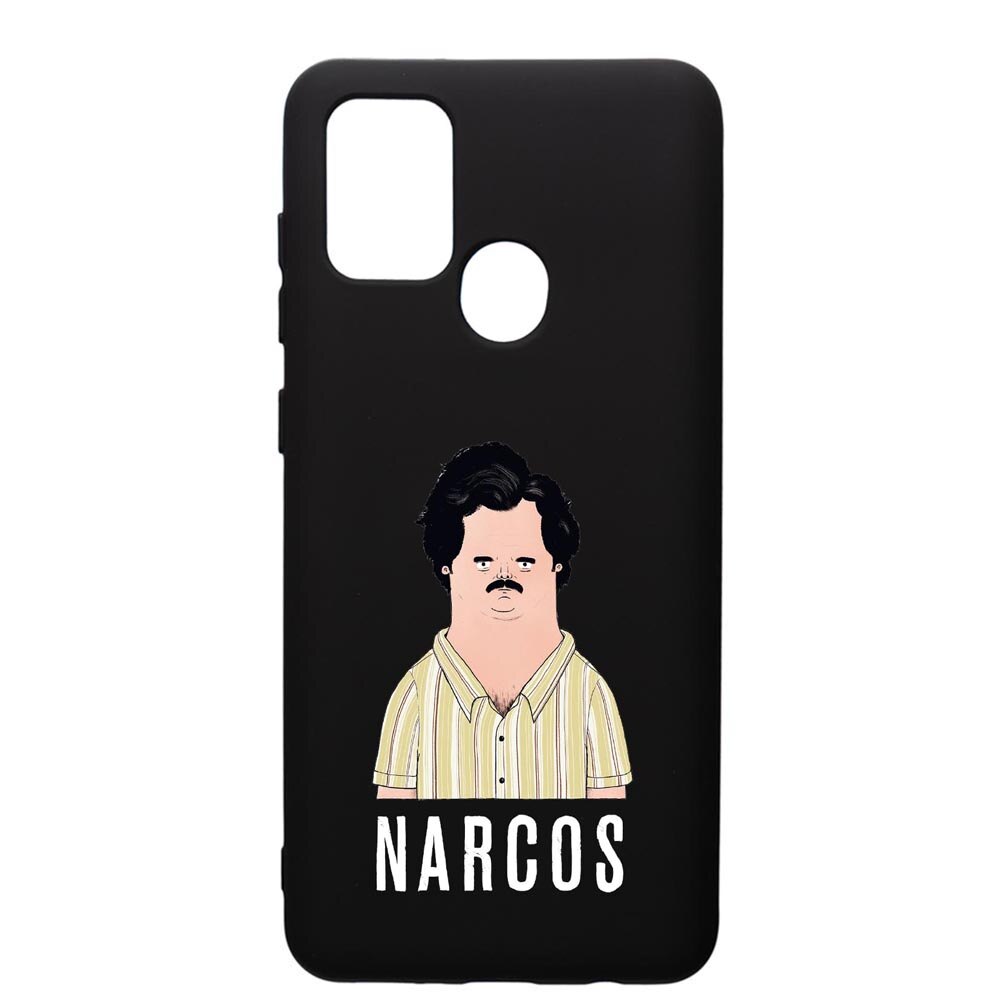Husa de protectie Samsung Galaxy A21, Narcos Pablo Escobar, silicon, cu interiorul din material textil, protectie camera, PB436