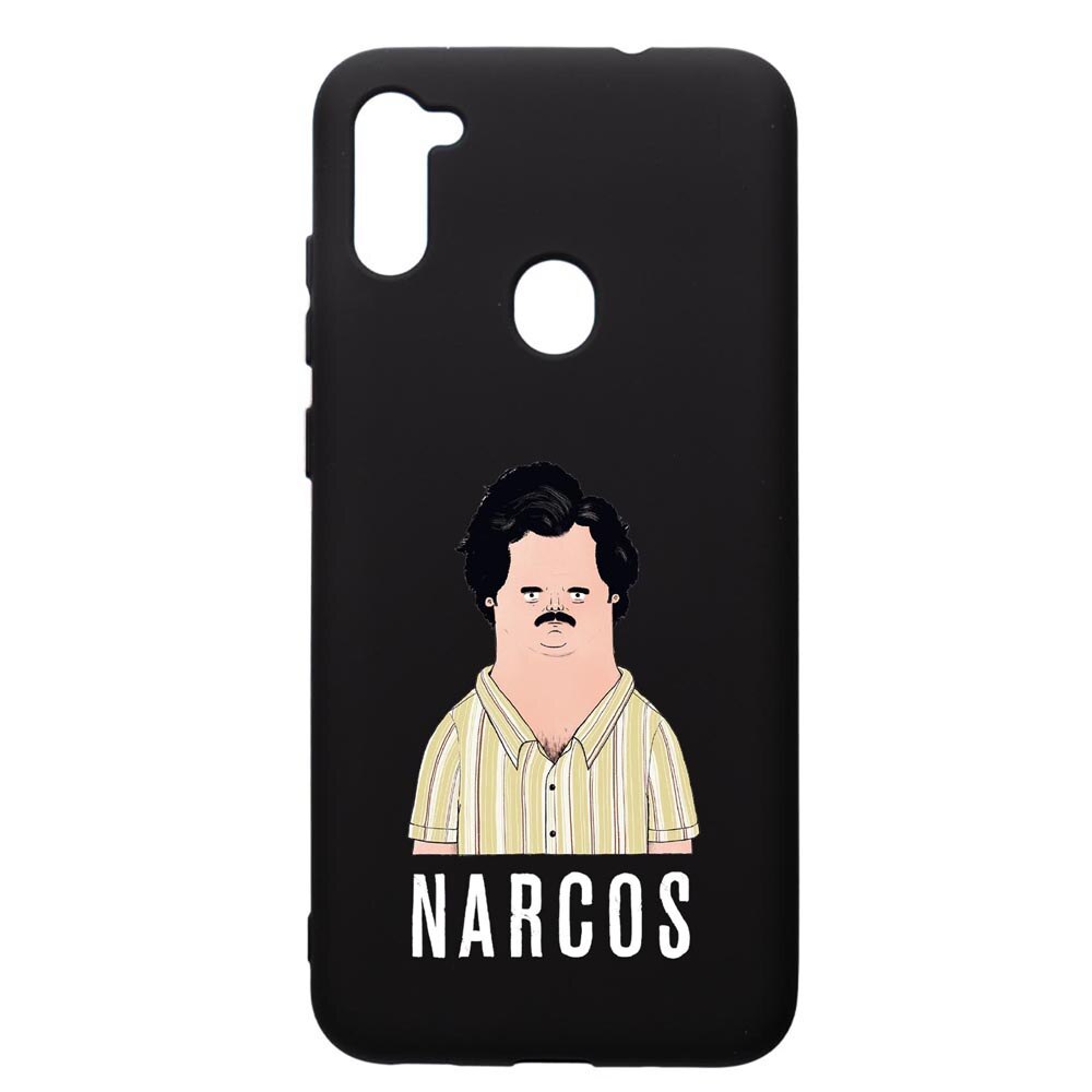 Husa de protectie Samsung Galaxy A11, Narcos Pablo Escobar, silicon, cu interiorul din material textil, protectie camera, PB436