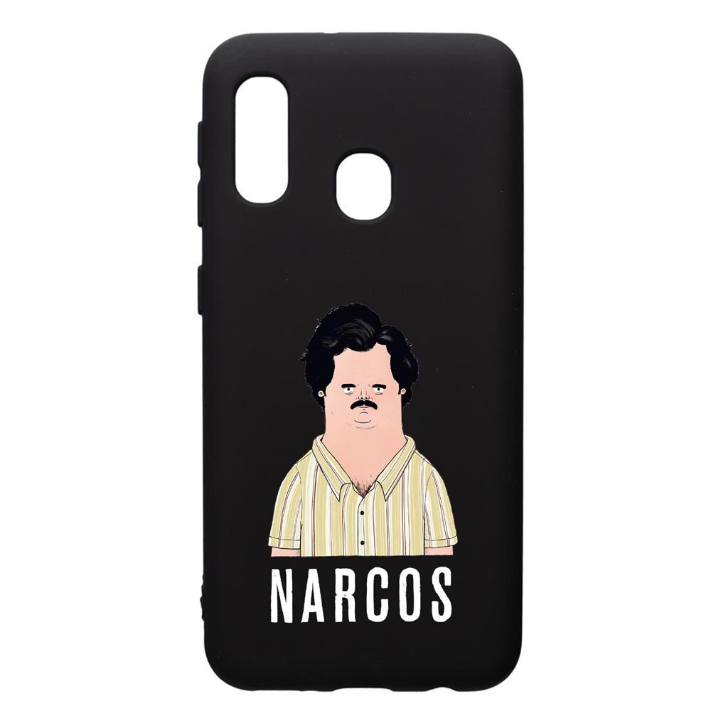 Husa de protectie Samsung Galaxy A20E, Narcos Pablo Escobar, silicon, cu interiorul din material textil, protectie camera, PB436