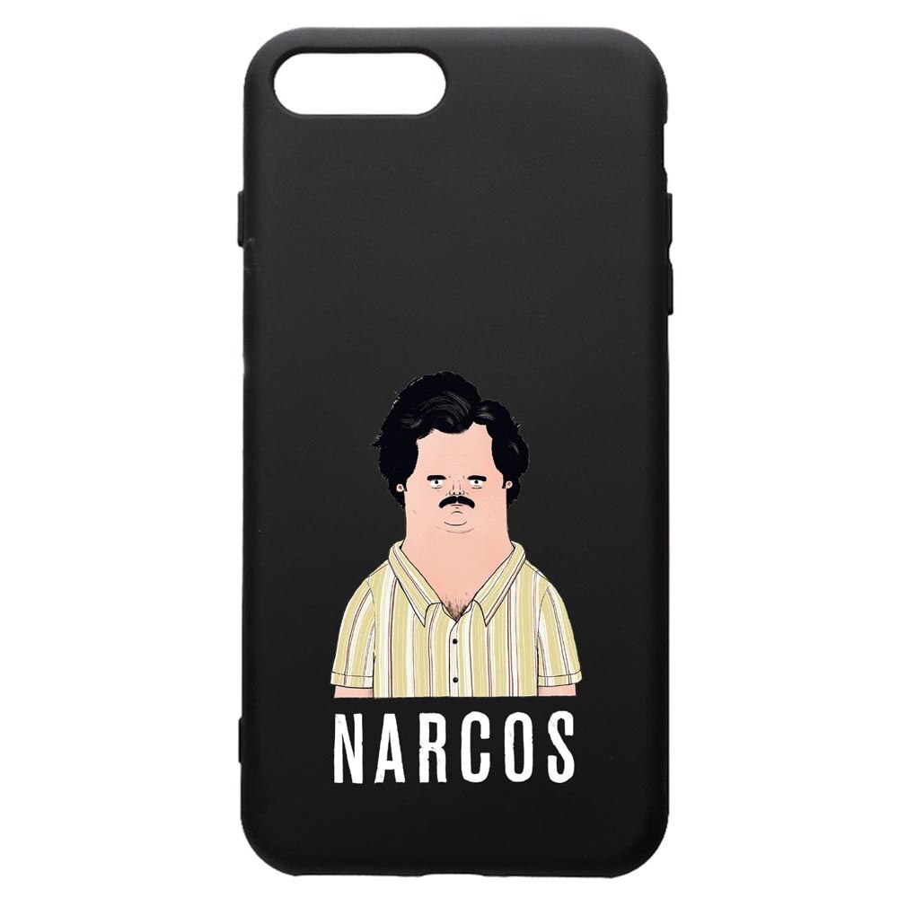 Husa de protectie Apple iPhone 8 Plus / iPhone 7 Plus, Narcos Pablo Escobar, silicon, cu interiorul din material textil, protectie camera, PB436