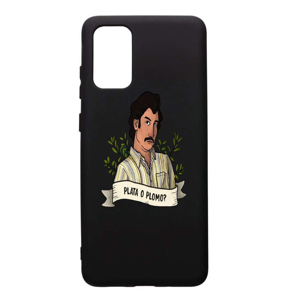 Husa de protectie Samsung Galaxy S20 Plus, Narcos Pablo Escobar, silicon, cu interiorul din material textil, protectie camera, PB438