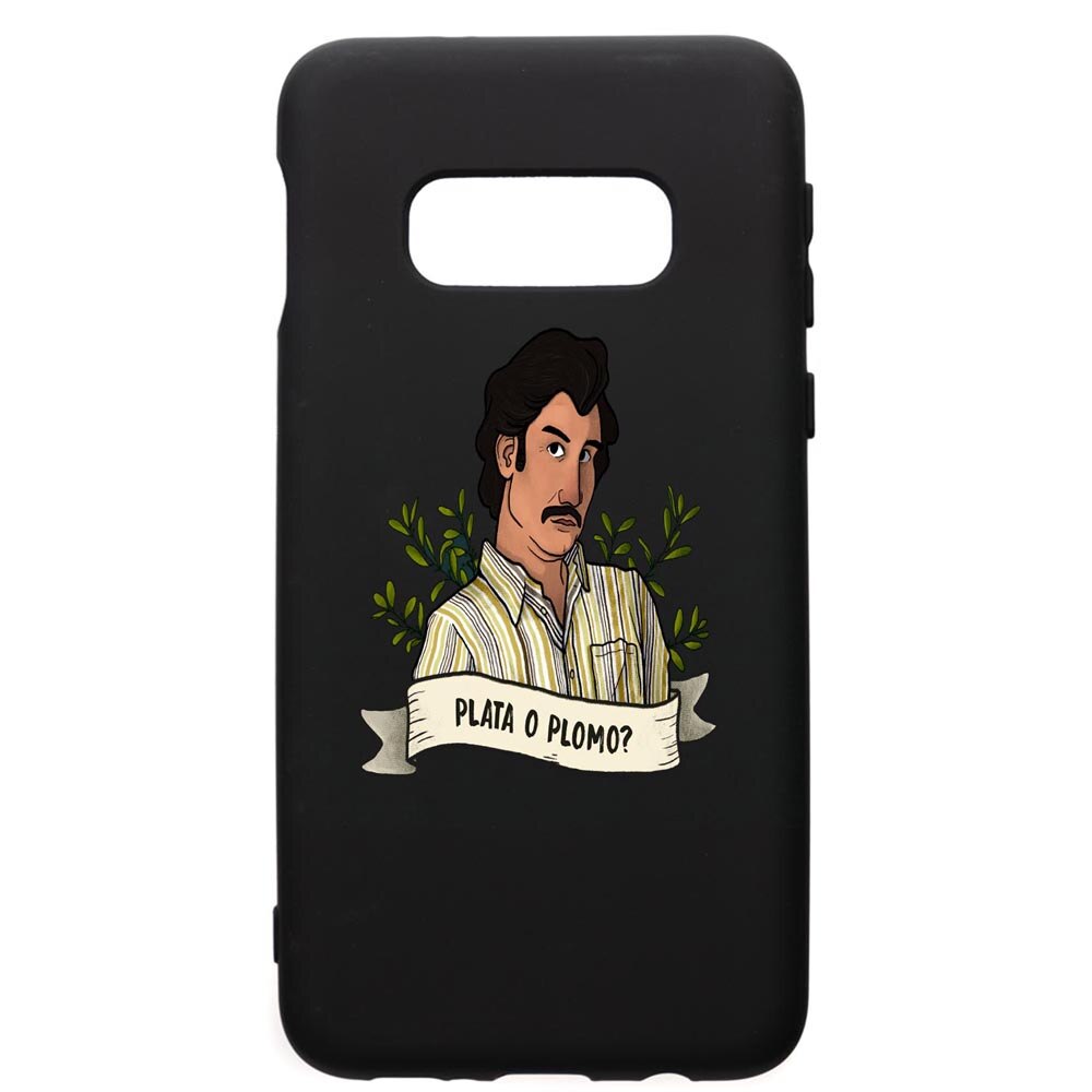 Husa de protectie Samsung Galaxy S10E, Narcos Pablo Escobar, silicon, cu interiorul din material textil, protectie camera, PB438